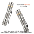 LUMINTOP Tool Ti Special Mini Keychain EDC Flashlight