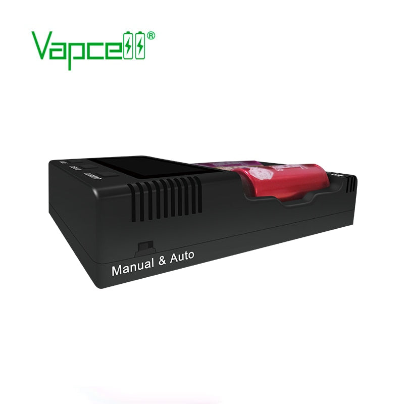 Vapcell S4 plus LCD Display 3A Intelligent Li-ion/IMR/Ni-MH Battery Charger 21700