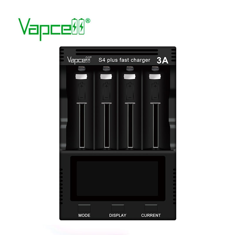 Vapcell S4 plus LCD Display 3A Intelligent Li-ion/IMR/Ni-MH Battery Charger 21700 Secondary image