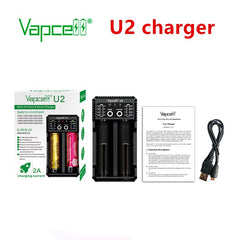 Vapcell Q2S Q4 U2 Q2 Q1 charger AA/AAA 26650 21700 18650 NiMH li-ion battery Smart Charger