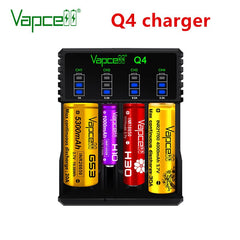 Vapcell Q2S Q4 U2 Q2 Q1 charger AA/AAA 26650 21700 18650 NiMH li-ion battery Smart Charger