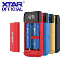 XTAR Power Bank LCD USB Charger QC3.0 Type-C INPUT PB2S For 18700 20700 21700 18650 Battery / ONLY PB2 Battery Charger FOR 18650