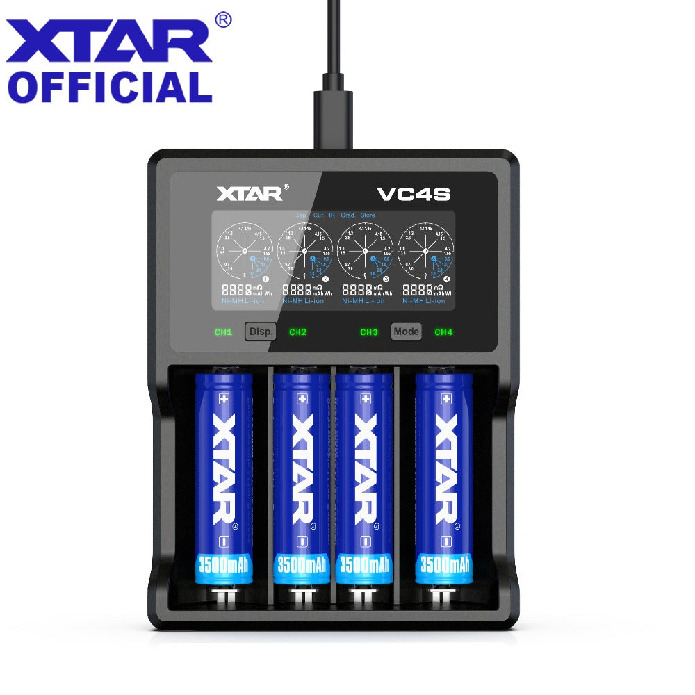 XTAR VC4S 18650/21700 USB Battery Charger Main image