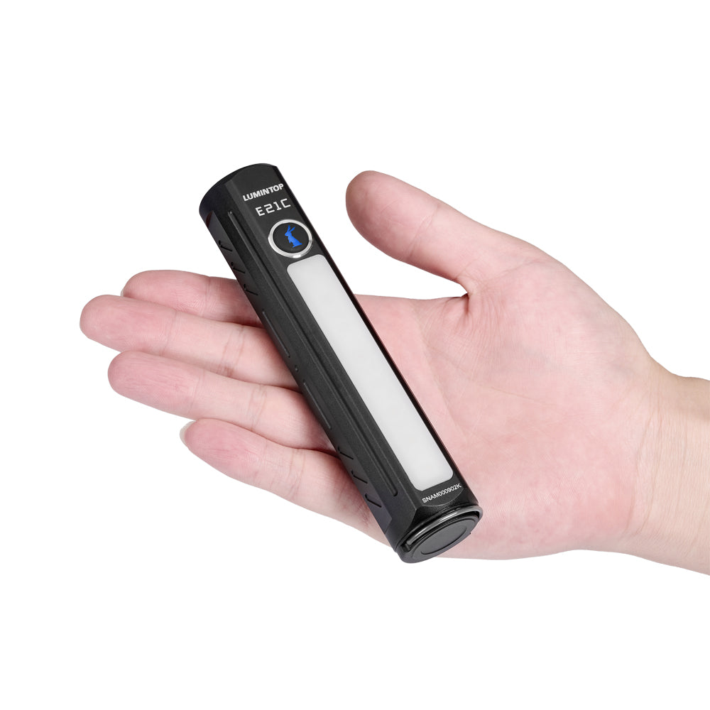 Lumintop E21C SST40 + 8x Nichia Micro USB Rechargeable 21700 EDC Flashlight