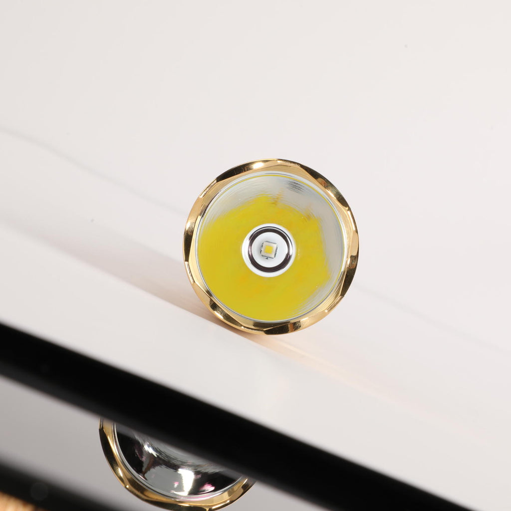 Brass/SS  Astrolux C8 SST40/XP-L HI 1300lm 7/4modes A6 Driver EDC Tactical Flashlight