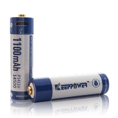 KeepPower P1411U 14500 1100mAh Li-ion USB Rechargeable Battery