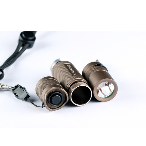 Convoy S2+ Sand XPLHI  7135x8 3/5modes 18650 EDC LED Flashlight