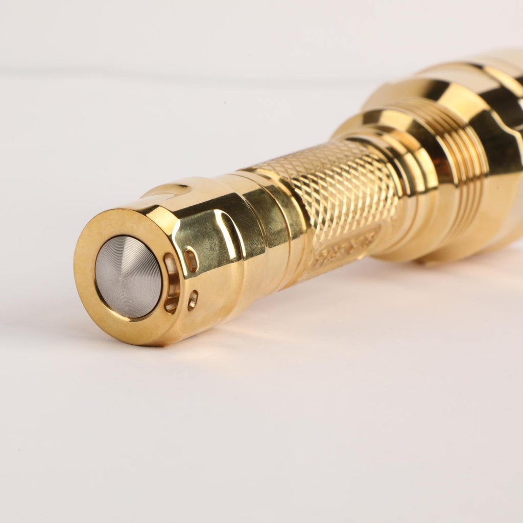 Brass/SS  Astrolux C8 SST40/XP-L HI 1300lm 7/4modes A6 Driver EDC Tactical Flashlight