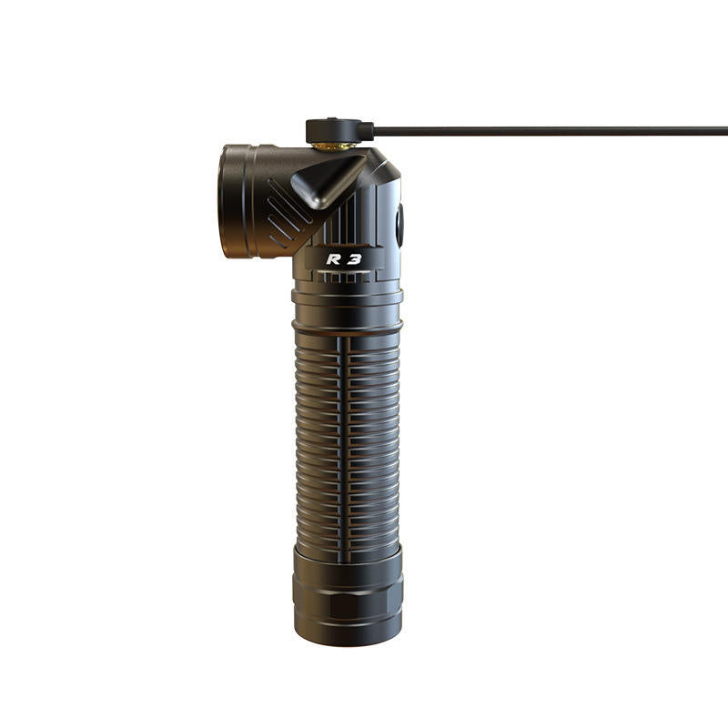 Rofis R3 CREE XM-L2 U3 1250LM Angle Head LED Flashlight Headlamp