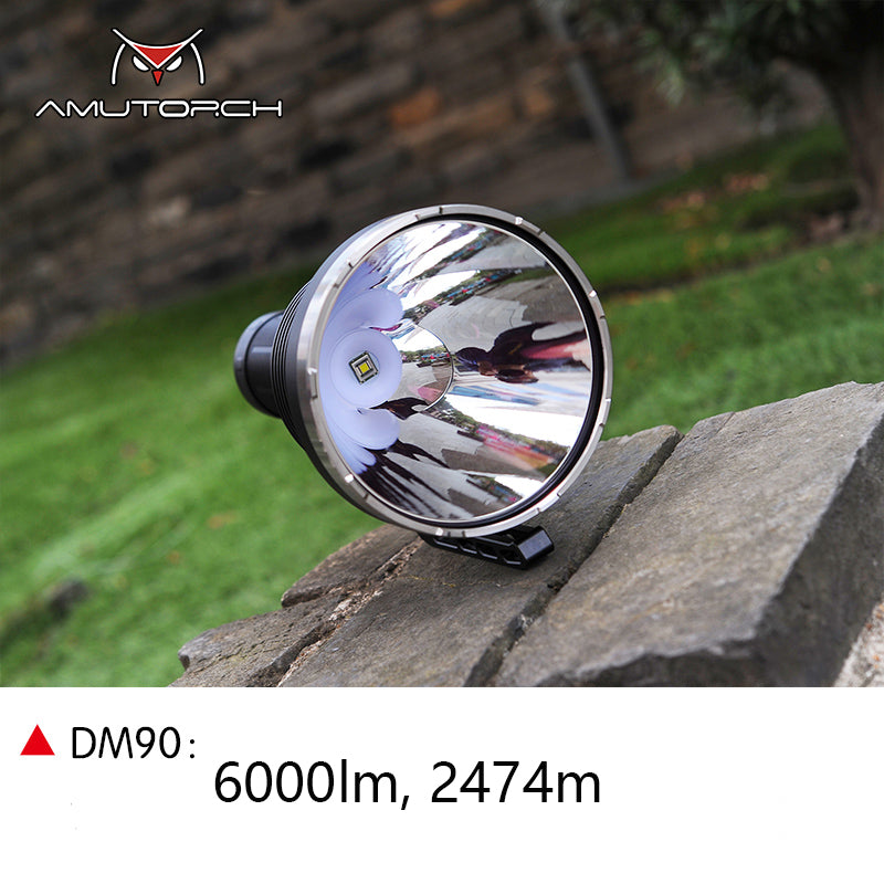 Amutorch DM90 SBT90.2 6000lm 2474m Thrower LED Flashlight