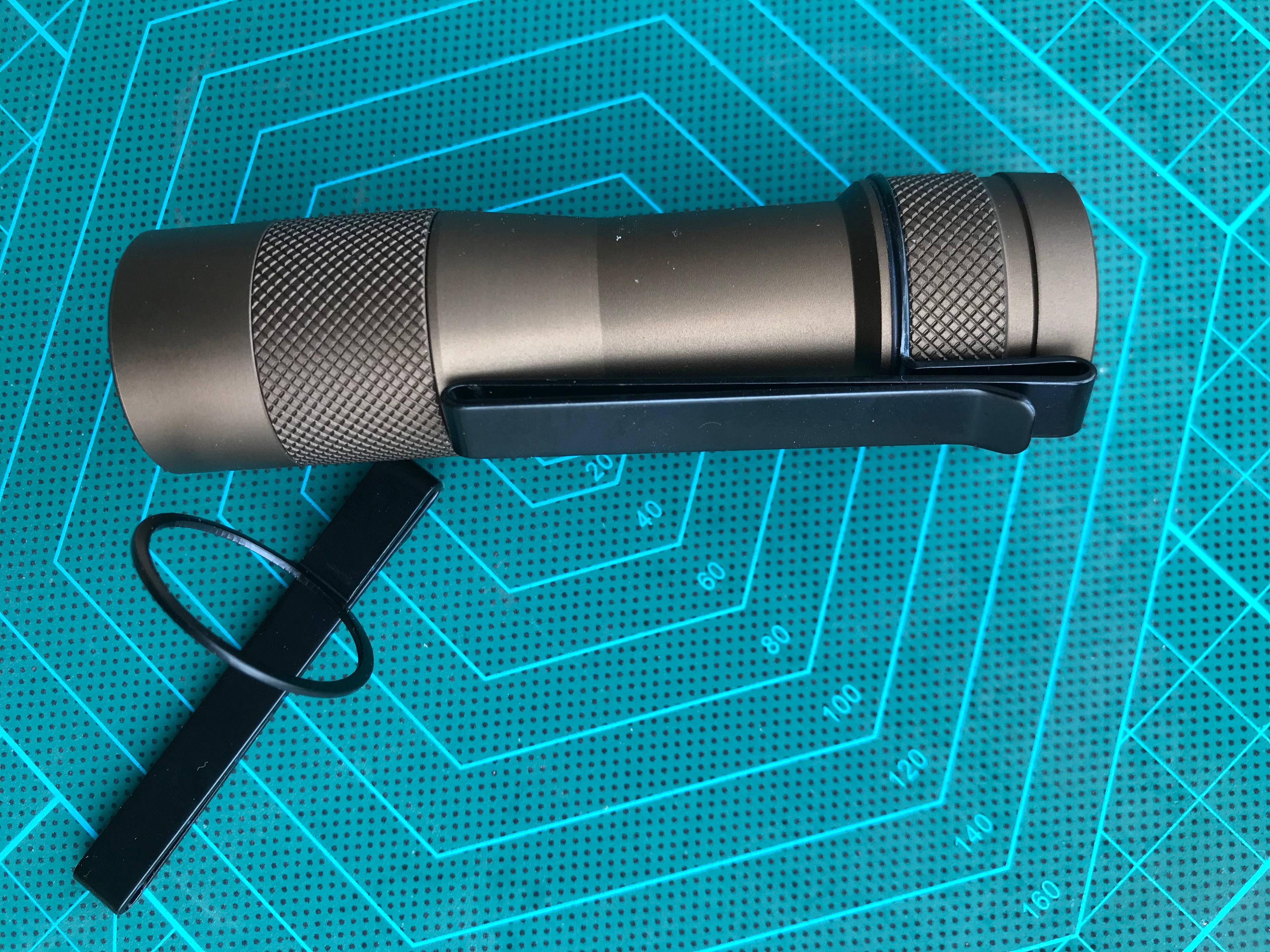 BLF/TLF FW3A 18350 18500 Tube SS bezel Deep Carry Clip