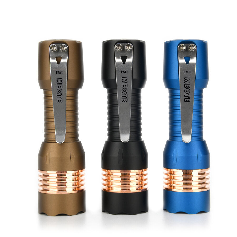MEOTE FM1 LH351D/SST20/XPL-HI 4980LM LED EDC Flashlight Copper Head Secondary image