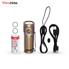 ThruNite T1 XHP50 1500 Lumen USB Rechargeable Magnetic Flashlight
