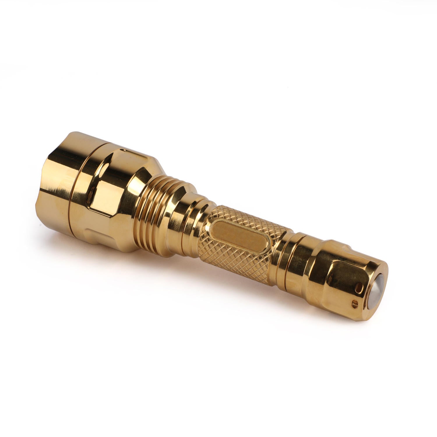 Brass/SS  Astrolux C8 SST40/XP-L HI 1300lm 7/4modes A6 Driver EDC Tactical Flashlight Secondary image