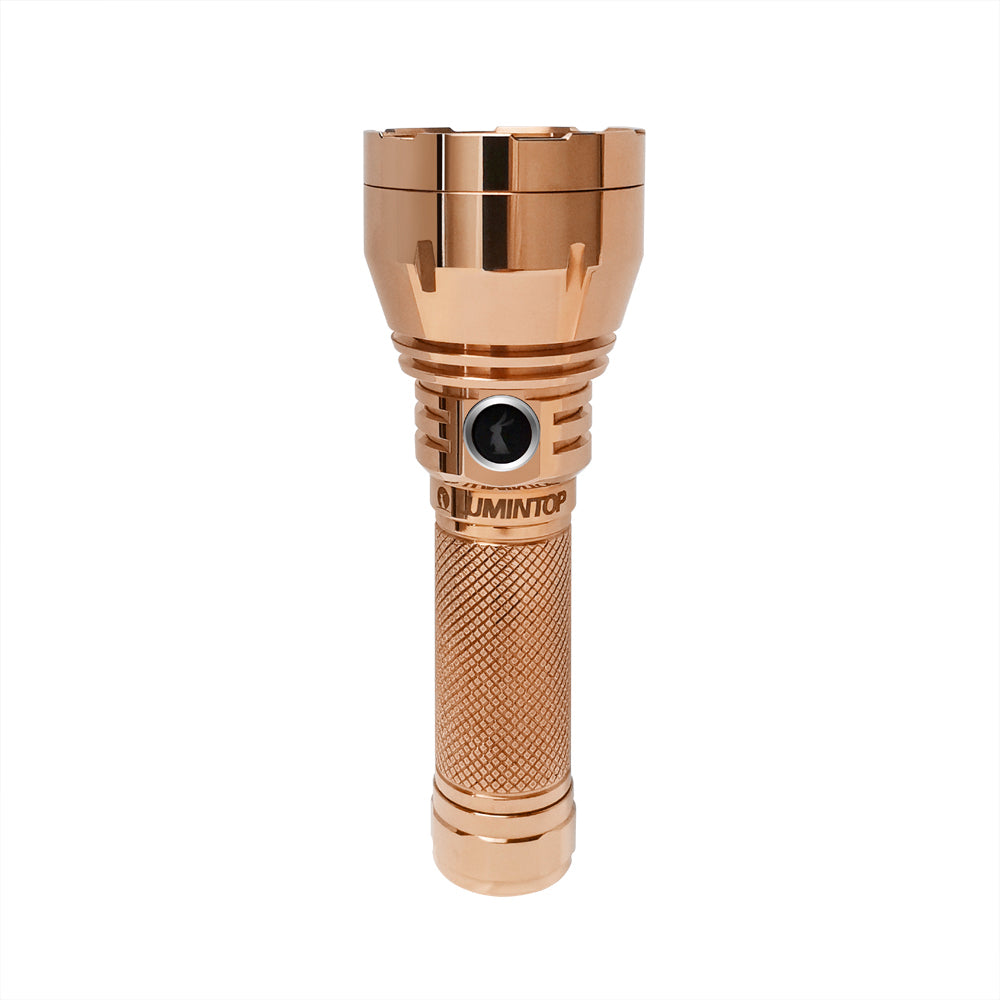 Lumintop GT Mini  Copper/Brass KW CSLNM1.1G 1050m 18650 Throw EDC Flashlight
