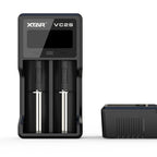 XTAR VC2S 2 Slots LCD Screen USB Charger 18650/21700