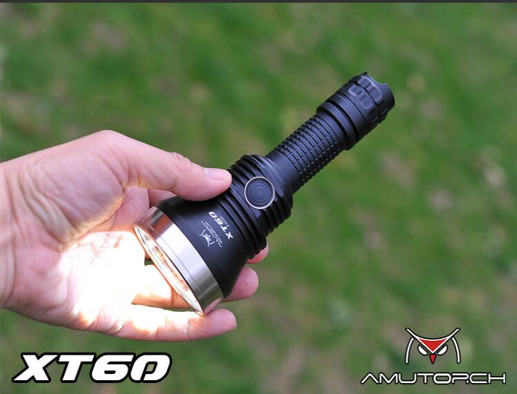 Amutorch XT60 SFT40 2300lm 1386m 21700 Trower LED Flashlight