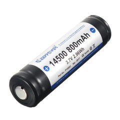 2pcs KeepPower 14500 800mAh Protected Rechargeable Battery