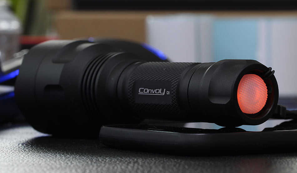 lighted switch for convoy flashlight