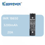 original 1pcs Keeppower IMR 18650 battery 3200mAh 3.7V maximum 20A discharge power cell