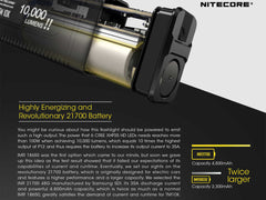 Nitecore TM10K Tiny Monster 6 x CREE XHP35 HD  10000 Lumens Rechargeable LED Flashlight -.