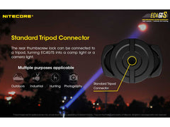 Nitecore Explorer EC4GTS CREE XHP35 HD LED 1800 Lumens flashlight.